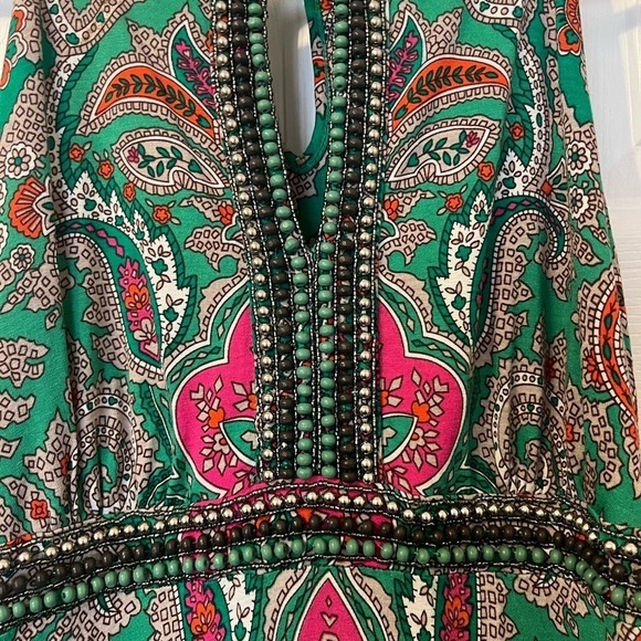 INC International Concepts Petite Beaded Maxi Dress - Picture 3 of 7